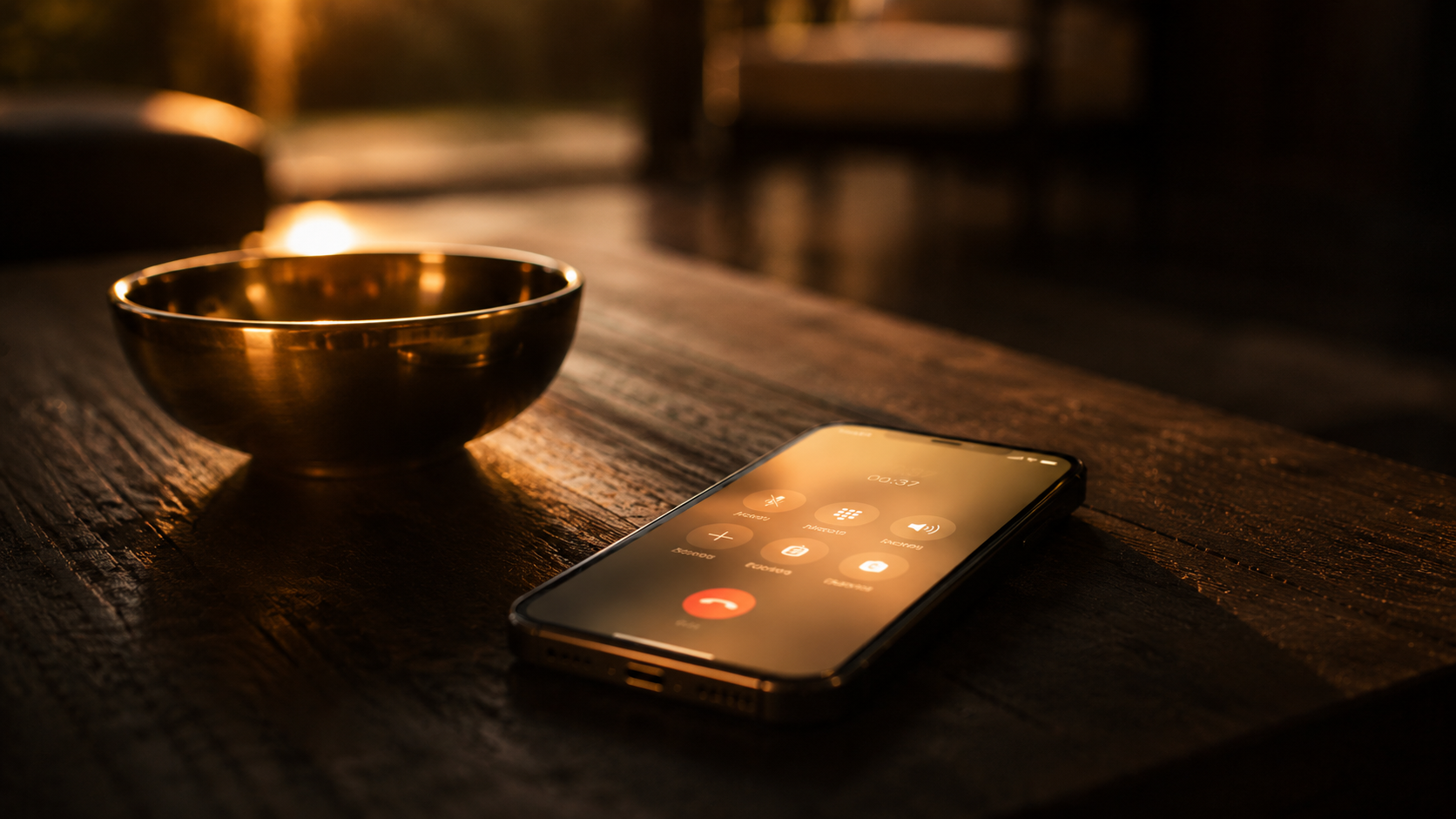 Un téléphone posé sur une table, un an de garantie et un vrai contact au bout du fil.